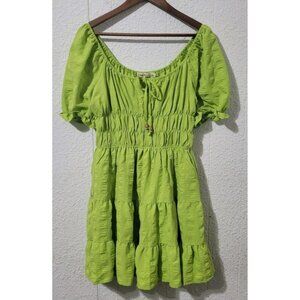 NWOT Liberty Love Dress In Color Lime Green. Size Large